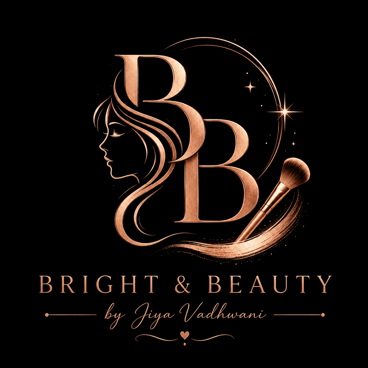 Bright & Beauty by Jiya Vadhwani Logo